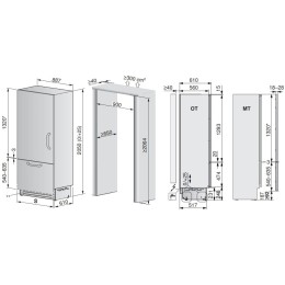 Встраиваемый холодильник V-ZUG CombiCooler V6000 Supreme CCO6T-51133 R
