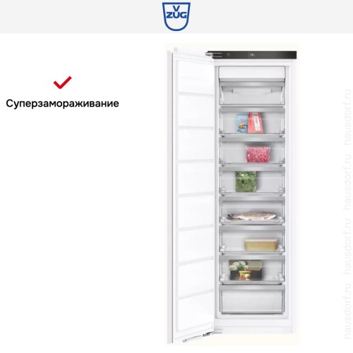 Встраиваемая морозильная камера V-ZUG Freezer V4000 178N FR4T-53003