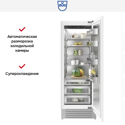 Встраиваемый холодильник V-ZUG Cooler V6000 75 Supreme CO6T-51116 R