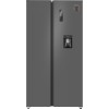 Отдельностоящий холодильник с инвертором и подачей воды Weissgauff WSBS 590 Inverter NoFrost Water Dispenser Grey купить в Москве и Санкт-Петербурге