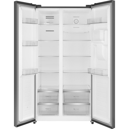 Отдельностоящий холодильник с инвертором и подачей воды Weissgauff WSBS 590 Inverter NoFrost Water Dispenser Grey купить в Москве и Санкт-Петербурге