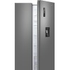Отдельностоящий холодильник с инвертором и подачей воды Weissgauff WSBS 590 Inverter NoFrost Water Dispenser Grey купить в Москве и Санкт-Петербурге