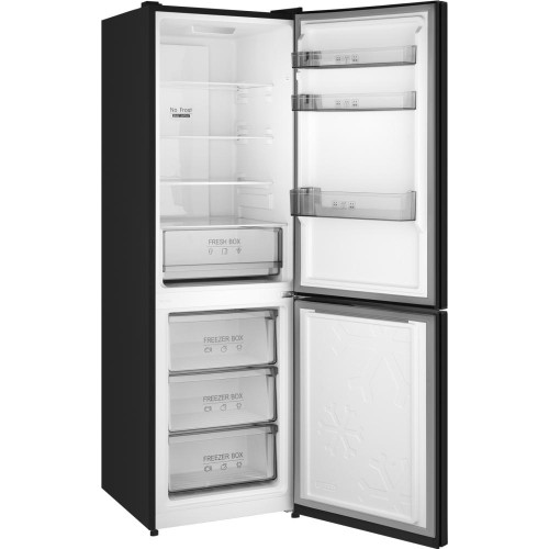 Отдельностоящий холодильник с инвертором Weissgauff WRK 185 Total NoFrost Inverter Black Glass купить в Москве и Санкт-Петербурге