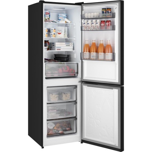 Отдельностоящий холодильник с инвертором Weissgauff WRK 185 Total NoFrost Inverter Black Glass купить в Москве и Санкт-Петербурге