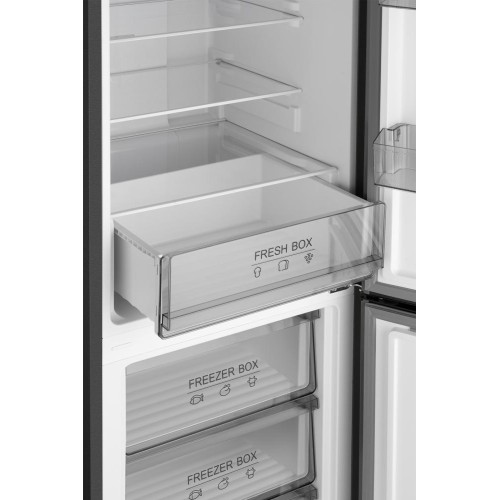 Отдельностоящий холодильник с инвертором Weissgauff WRK 185 Total NoFrost Inverter Black Glass купить в Москве и Санкт-Петербурге