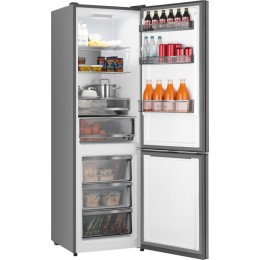 Отдельностоящий холодильник с инвертором Weissgauff WRK 2000 Total NoFrost Inverter Bru Steel Glass