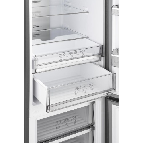 Отдельностоящий холодильник с инвертором Weissgauff WRK 2000 Total NoFrost Inverter Bru Steel Glass купить в Москве и Санкт-Петербурге