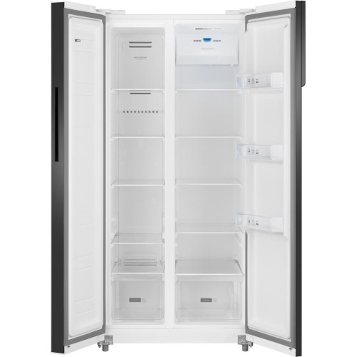 Отдельностоящий холодильник с инвертором Weissgauff WSBS 500 Inverter NoFrost White Glass купить в Москве и Санкт-Петербурге