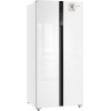 Отдельностоящий холодильник с инвертором Weissgauff WSBS 500 Inverter NoFrost White Glass купить в Москве и Санкт-Петербурге