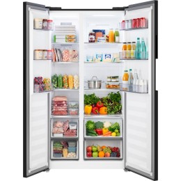 Отдельностоящий холодильник с инвертором Weissgauff WSBS 550 Built-in NoFrost Inverter Black