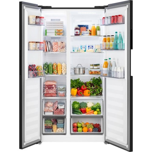 Отдельностоящий холодильник с инвертором Weissgauff WSBS 550 Built-in NoFrost Inverter Black купить в Москве и Санкт-Петербурге