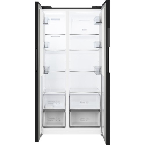 Отдельностоящий холодильник с инвертором Weissgauff WSBS 550 Built-in NoFrost Inverter Black купить в Москве и Санкт-Петербурге