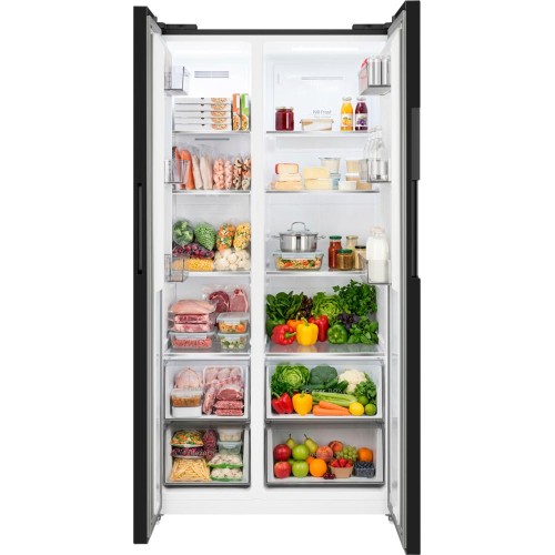 Отдельностоящий холодильник с инвертором Weissgauff WSBS 550 Built-in NoFrost Inverter Black купить в Москве и Санкт-Петербурге