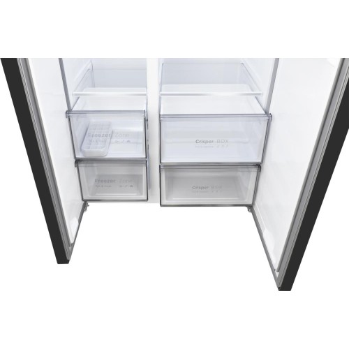 Отдельностоящий холодильник с инвертором Weissgauff WSBS 550 Built-in NoFrost Inverter Black купить в Москве и Санкт-Петербурге