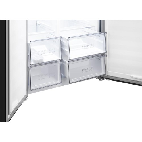 Отдельностоящий холодильник с инвертором Weissgauff WSBS 550 Built-in NoFrost Inverter Black купить в Москве и Санкт-Петербурге
