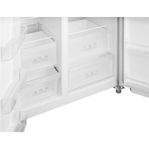 Отдельностоящий холодильник с инвертором Weissgauff WSBS 550 Inverter NoFrost White купить в Москве и Санкт-Петербурге