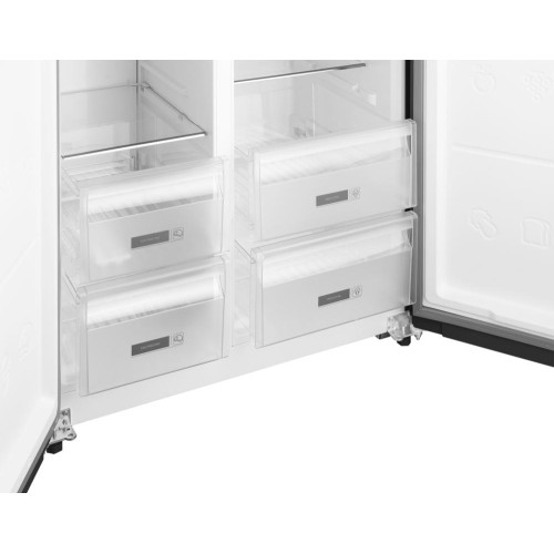 Отдельностоящий холодильник с инвертором Weissgauff WSBS 600 B NoFrost Inverter купить в Москве и Санкт-Петербурге