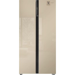 Отдельностоящий холодильник с инвертором Weissgauff WSBS 600 BeG NoFrost Inverter