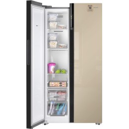 Отдельностоящий холодильник с инвертором Weissgauff WSBS 600 BeG NoFrost Inverter