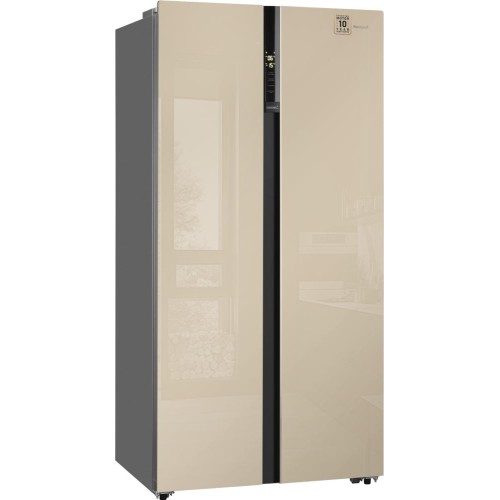 Отдельностоящий холодильник с инвертором Weissgauff WSBS 600 BeG NoFrost Inverter купить в Москве и Санкт-Петербурге