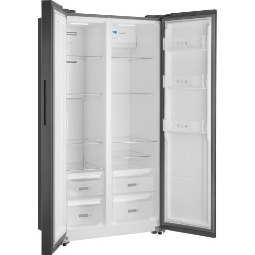 Отдельностоящий холодильник с инвертором Weissgauff WSBS 600 NoFrost Inverter Dark Grey купить в Москве и Санкт-Петербурге