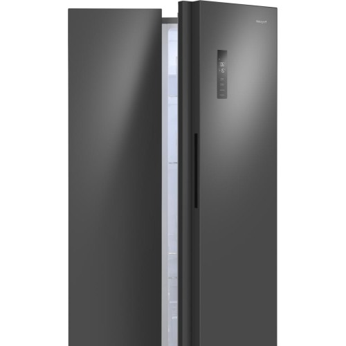 Отдельностоящий холодильник с инвертором Weissgauff WSBS 600 NoFrost Inverter Dark Grey купить в Москве и Санкт-Петербурге