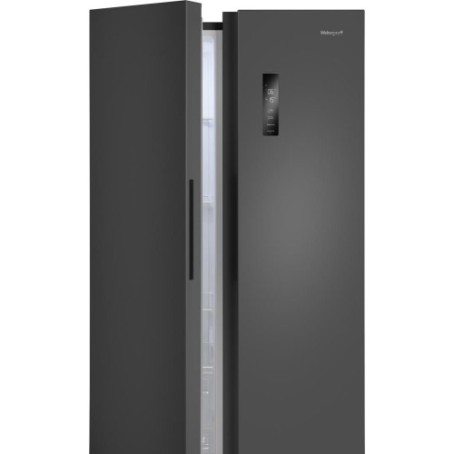Отдельностоящий холодильник с инвертором Weissgauff WSBS 600 NoFrost Inverter Dark Grey купить в Москве и Санкт-Петербурге