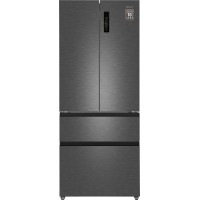 Отдельностоящий холодильник Weissgauff WFD 450 Built-in Inverter NoFrost Dark Inox