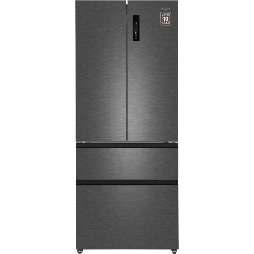 Отдельностоящий холодильник Weissgauff WFD 450 Built-in Inverter NoFrost Dark Inox купить в Москве и Санкт-Петербурге
