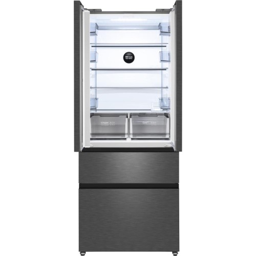 Отдельностоящий холодильник Weissgauff WFD 450 Built-in Inverter NoFrost Dark Inox купить в Москве и Санкт-Петербурге