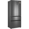 Отдельностоящий холодильник Weissgauff WFD 450 Built-in Inverter NoFrost Dark Inox купить в Москве и Санкт-Петербурге