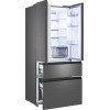 Отдельностоящий холодильник Weissgauff WFD 450 Built-in Inverter NoFrost Dark Inox купить в Москве и Санкт-Петербурге