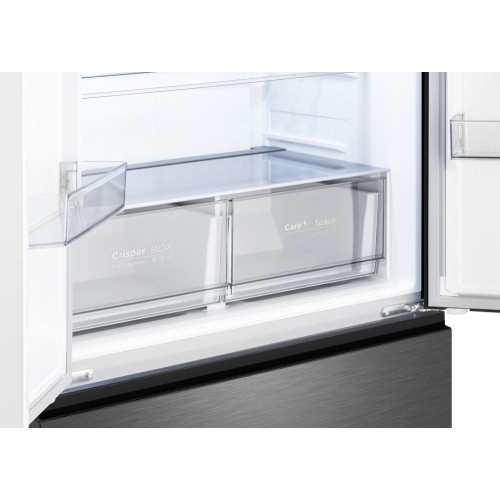Отдельностоящий холодильник Weissgauff WFD 450 Built-in Inverter NoFrost Dark Inox купить в Москве и Санкт-Петербурге