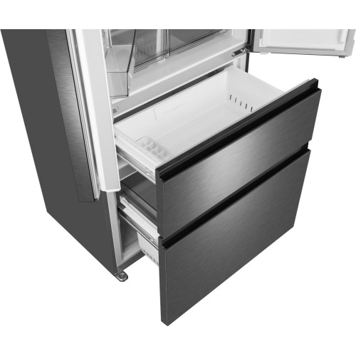Отдельностоящий холодильник Weissgauff WFD 450 Built-in Inverter NoFrost Dark Inox купить в Москве и Санкт-Петербурге