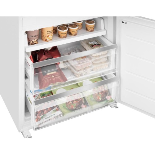 Встраиваемый холодильник с инвертором Weissgauff WRKI 1970 Total NoFrost Inverter Premium Ecofresh Inox купить в Москве и Санкт-Петербурге