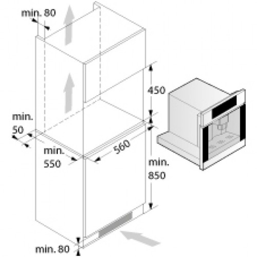 Встраиваемая автоматическая кофемашина Asko CM8477A