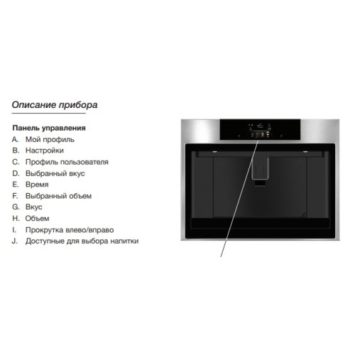 Встраиваемая автоматическая кофемашина Asko CM8477A