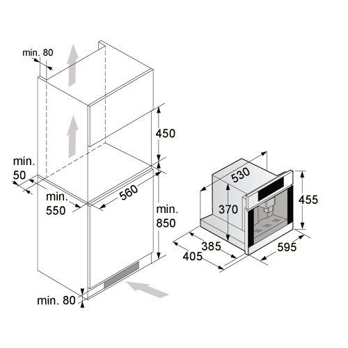Встраиваемая кофемашина Asko CMB64GS