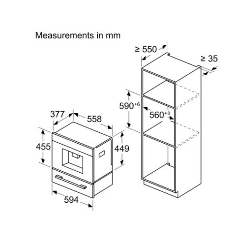 Встраиваемая кофемашина Bosch CTL7181W0