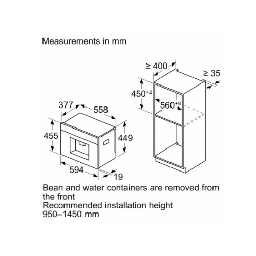 Встраиваемая кофемашина Bosch CTL7181W0