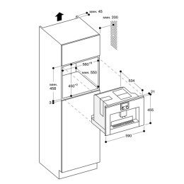 Встраиваемая кофемашина Gaggenau CM 450-100