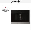 Встраиваемая автоматическая кофемашина Gorenje CMA9200UX