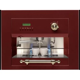 Встраиваемая кофемашина Ilve ES-645C Burgundy (ручки латунь)