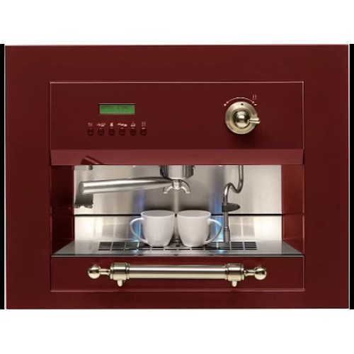 Встраиваемая кофемашина Ilve ES-645C Burgundy (ручки латунь) купить в Москве и Санкт-Петербурге