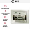Встраиваемая кофемашина Ilve ES-645C Antique white (ручки латунь) купить в Москве и Санкт-Петербурге