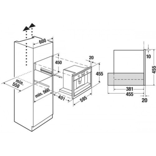 Встраиваемая кофемашина Kuppersbusch CKV 6550.0 G2 Black Chrome