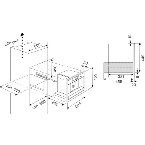 Встраиваемая кофемашина Kuppersbusch CKV 6800.0 W1 Stainless steel