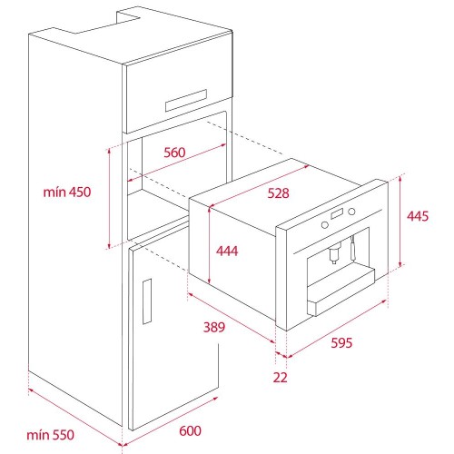 Встраиваемая кофемашина Teka CLC 855 GM NIGHT RIVER BLACK