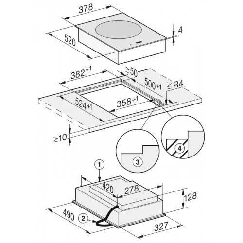 Комби-панель Miele CS7641 FL