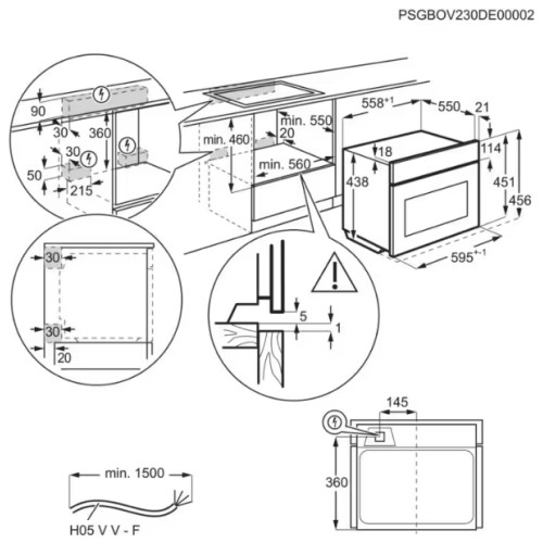 Встраиваемая микроволновая печь AEG NKM7N721B